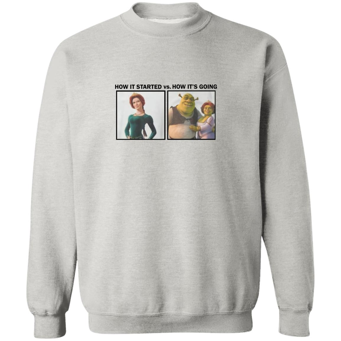 Shrek How It Started Vs How It’s Going Shirt