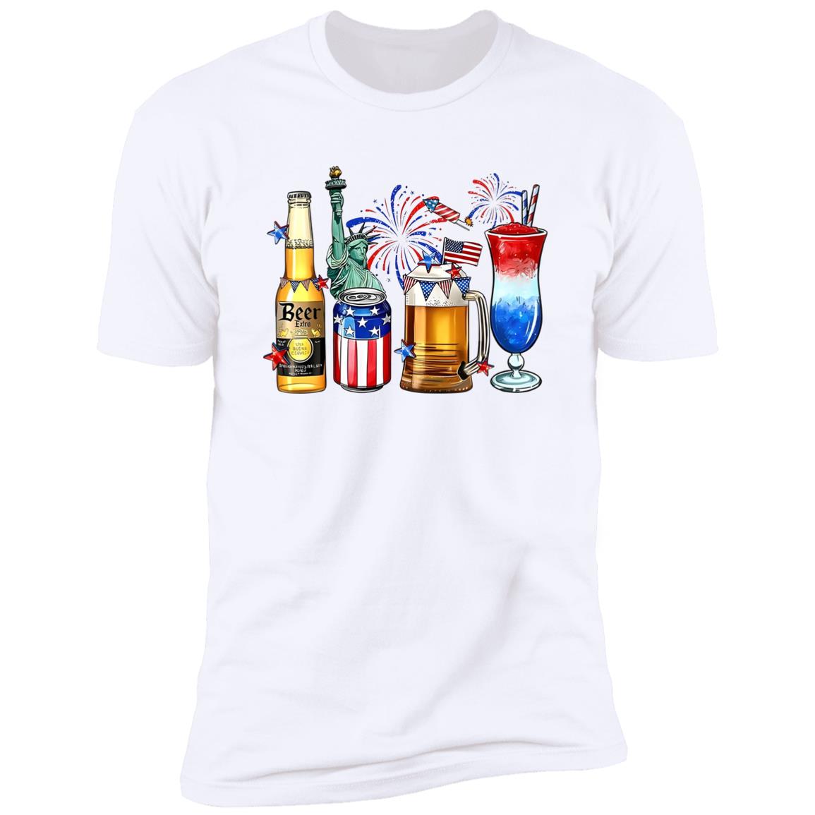 Happy 4th Of July Wine Glasses Shirt