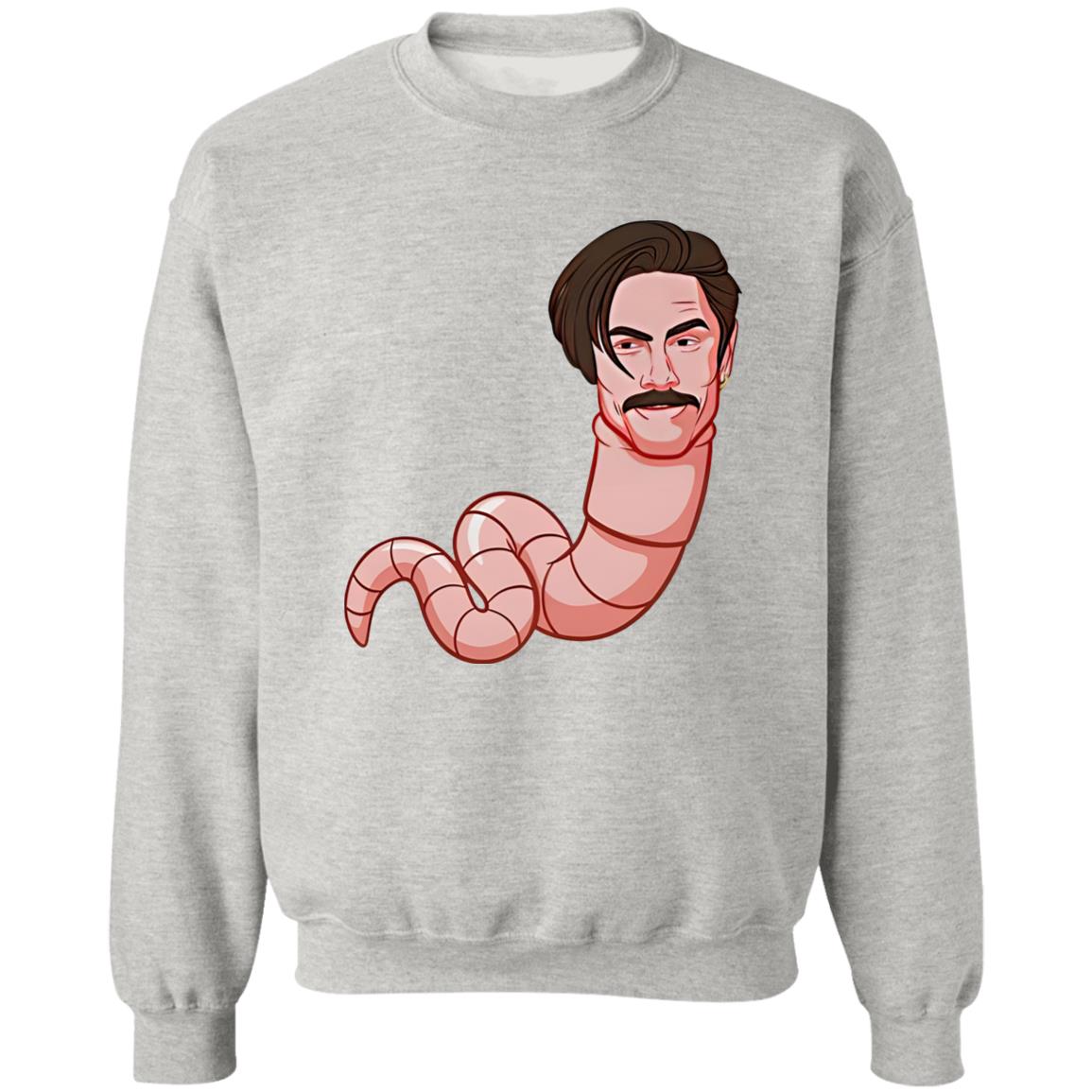 Worm With A Mustache James Tom Ariana Shirt