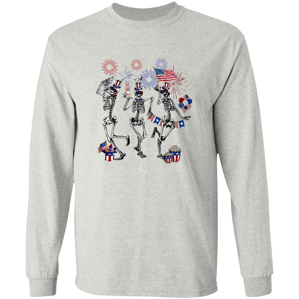 4th of July Dancing Skeleton Shirt