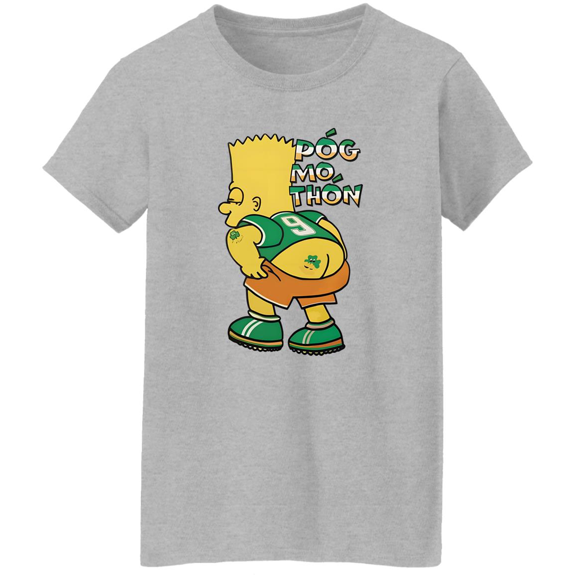 Bart Simpson Pog Mo Thon Shirt