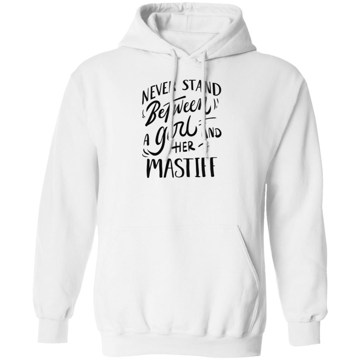 Never Stand Between A Girl And Her Mastiff Shirt