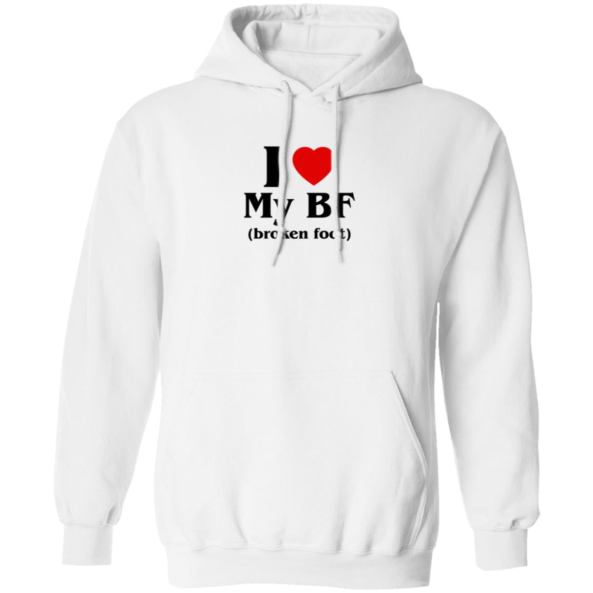 I Love My BF Broken Foot Shirt