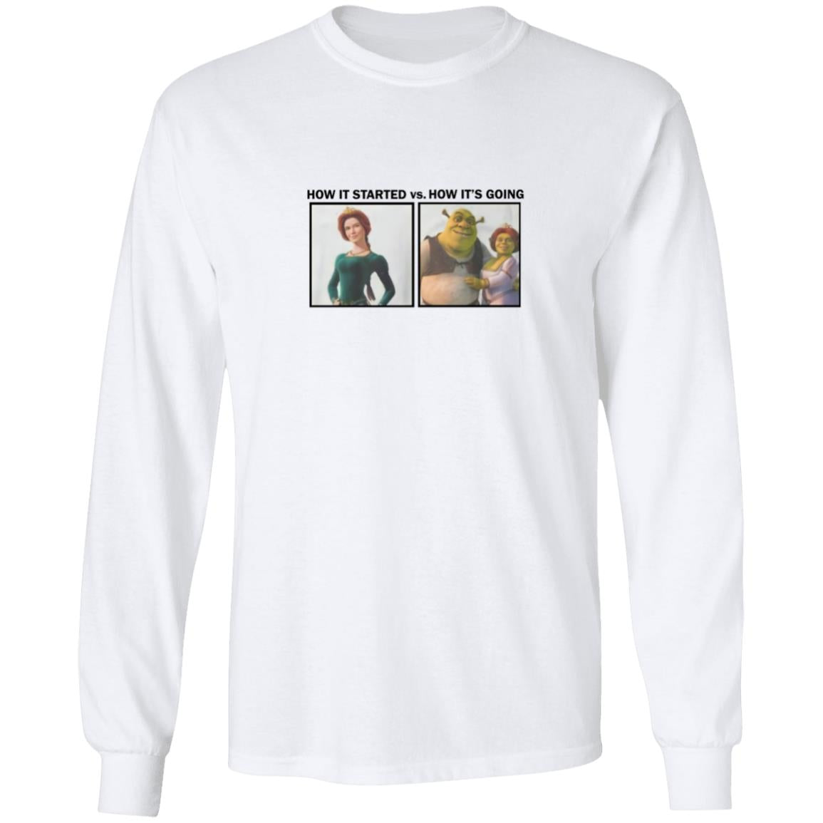 Shrek How It Started Vs How It’s Going Shirt