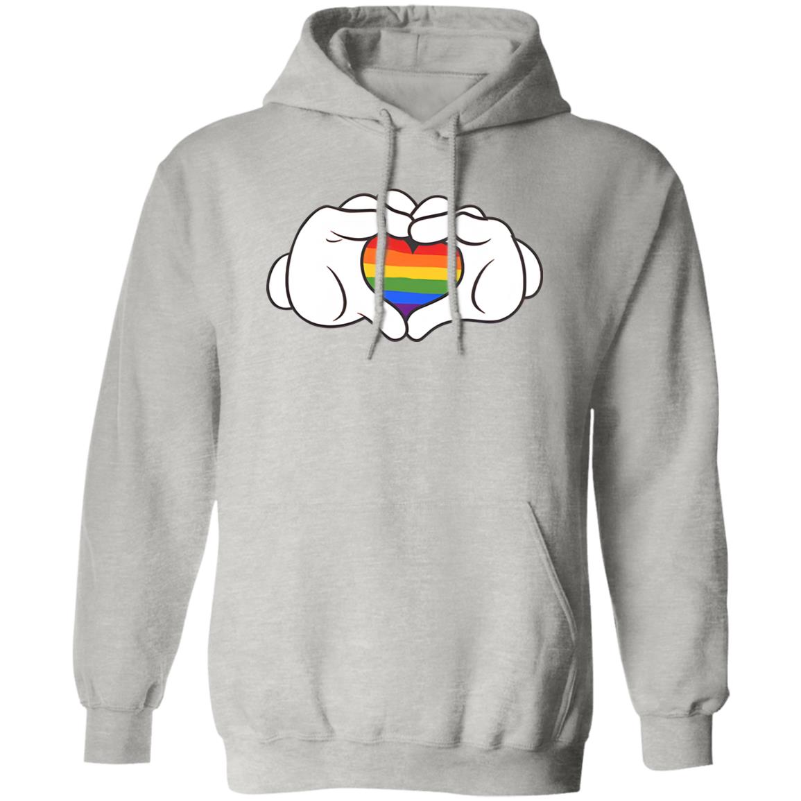 Mouse Hands Heart Pride Shirt
