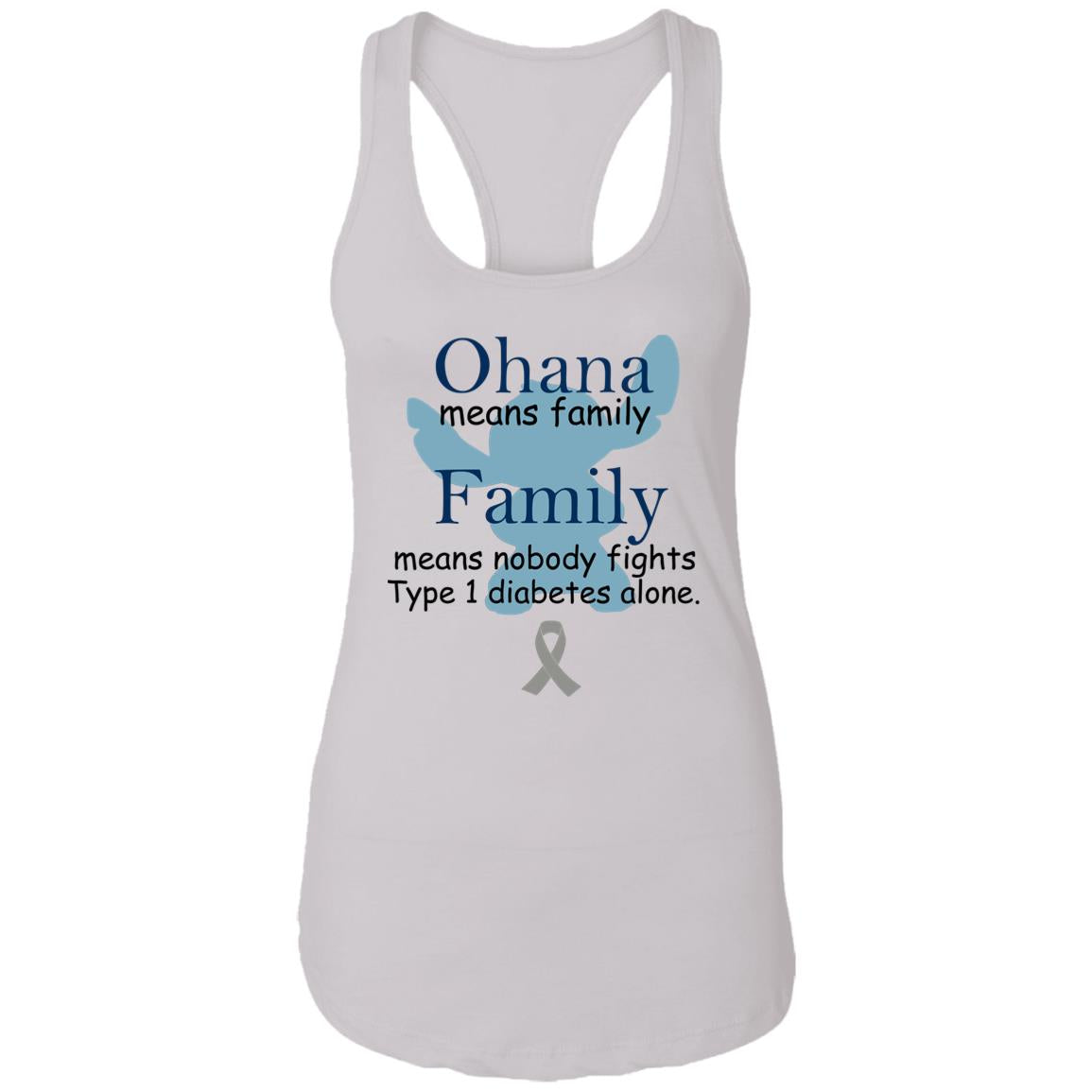 Ohana Means Family, Family Means Nobody Fights Type 1 Diabetes Alone Shirt