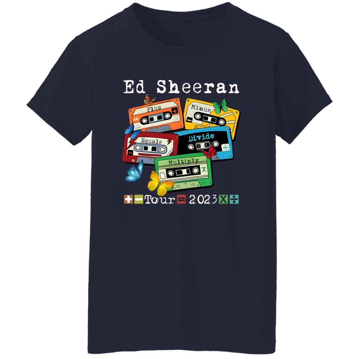 Ed Sheeran Cassettes 2023 World Tour Shirt