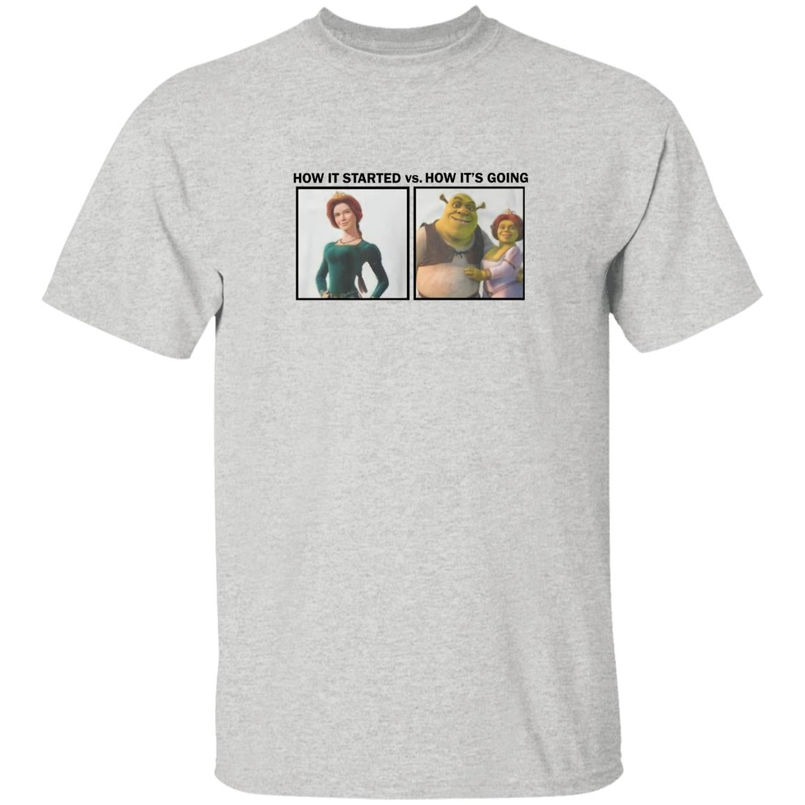 Shrek How It Started Vs How It’s Going Shirt