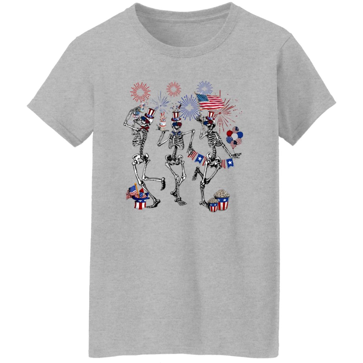 4th of July Dancing Skeleton Shirt