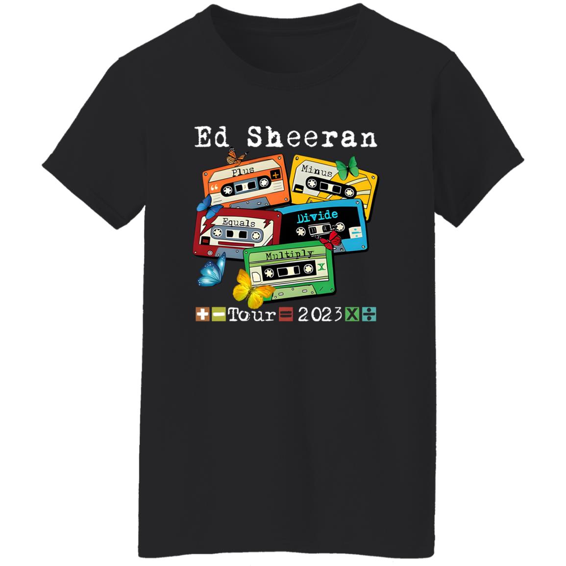 Ed Sheeran Cassettes 2023 World Tour Shirt