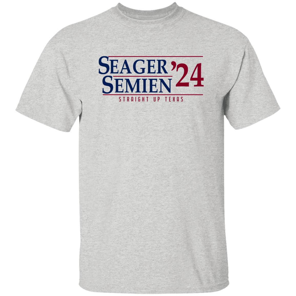 Seager Semien 24 Straight Up Texas Shirt