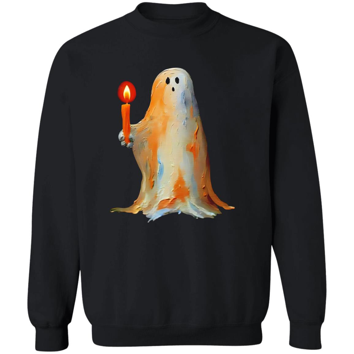 Ghost Holding A Candle Halloween Shirt