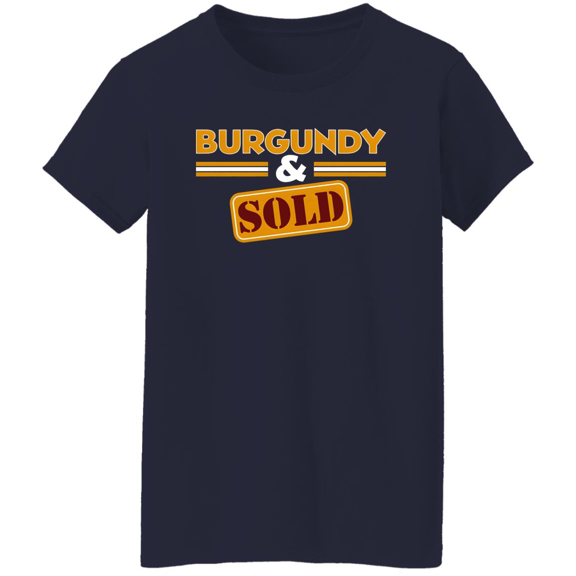 Burgundy And Sold Shirt