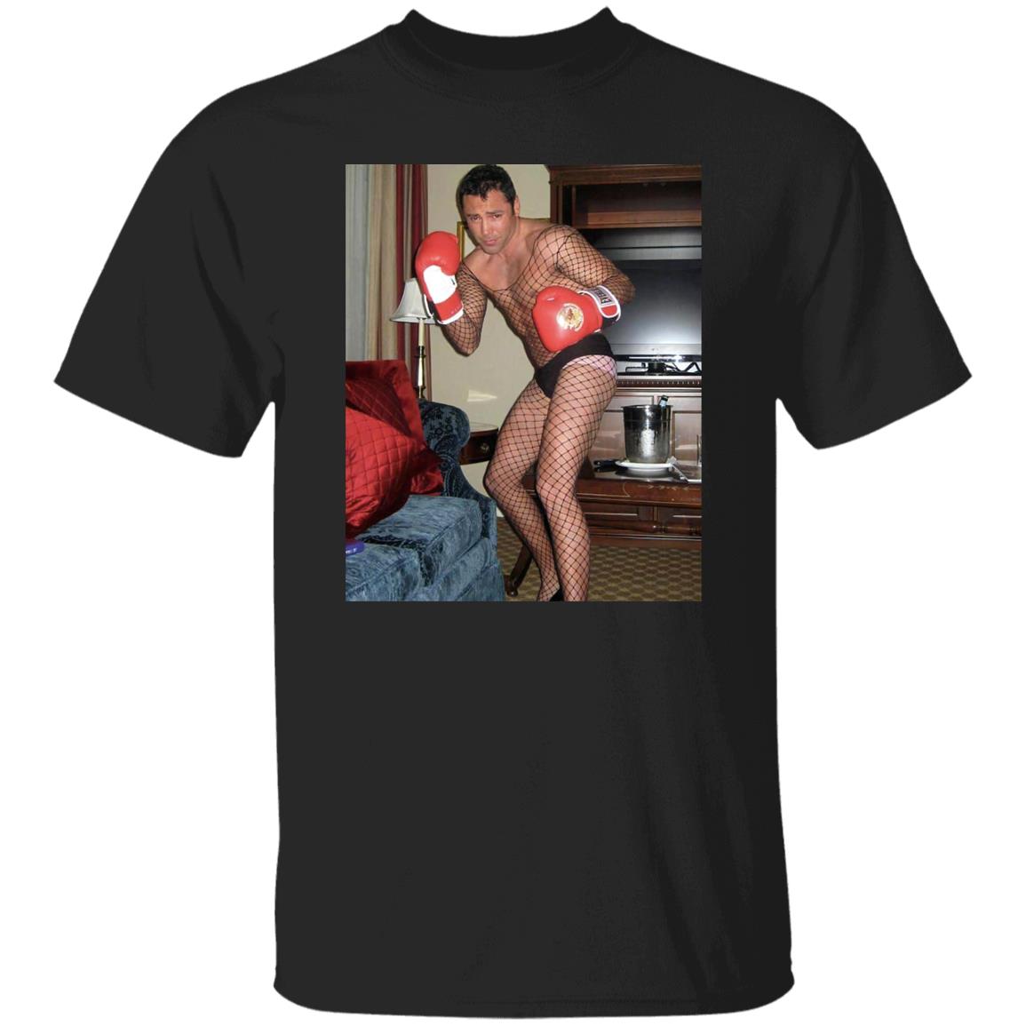 Oscar De La Hoya Fishnet Shirt