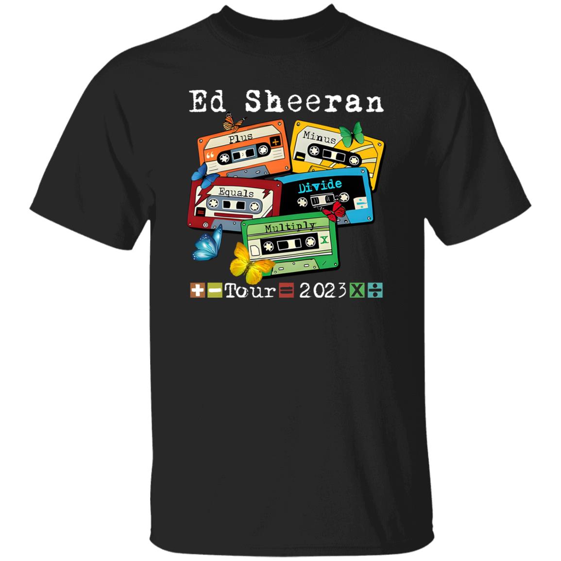 Ed Sheeran Cassettes 2023 World Tour Shirt