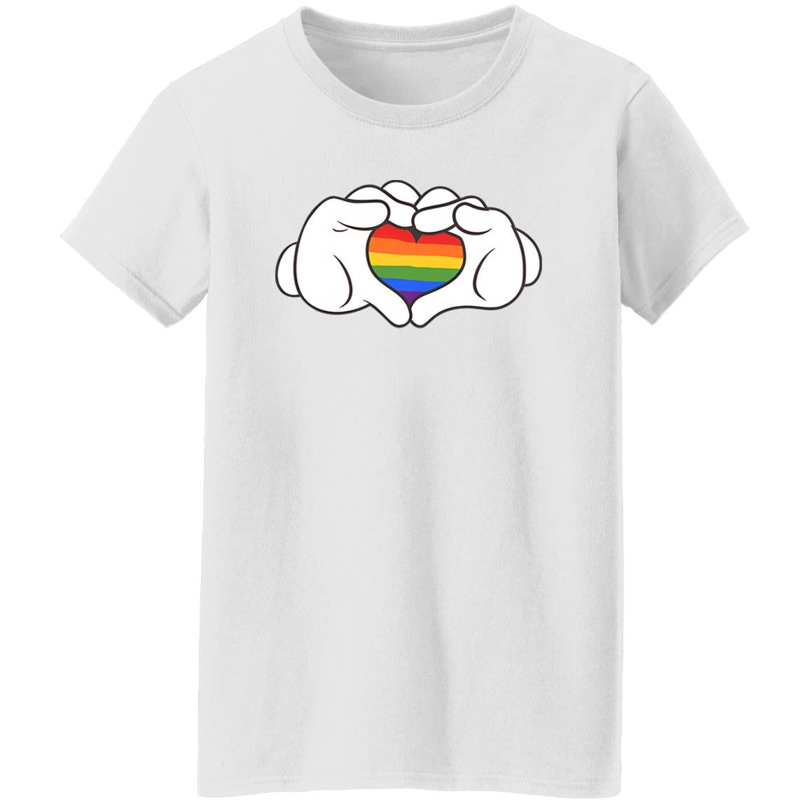 Mouse Hands Heart Pride Shirt