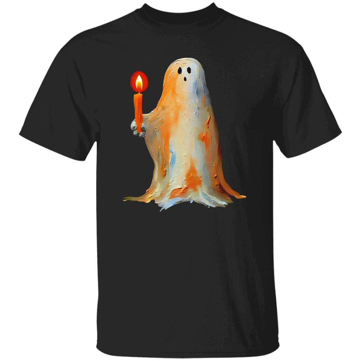 Ghost Holding A Candle Halloween Shirt