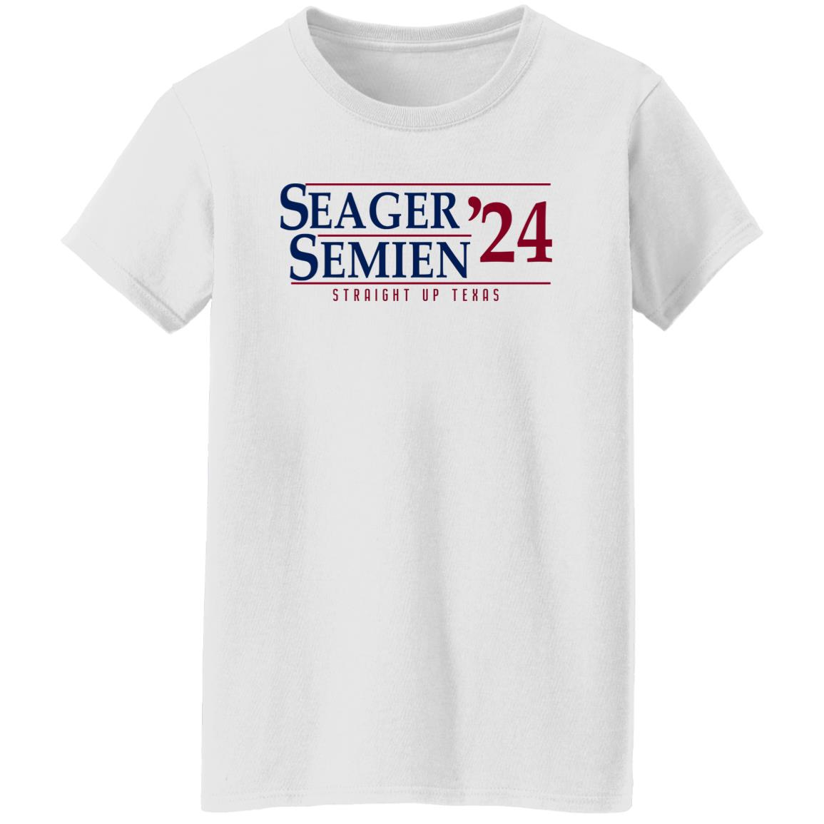 Seager Semien 24 Straight Up Texas Shirt
