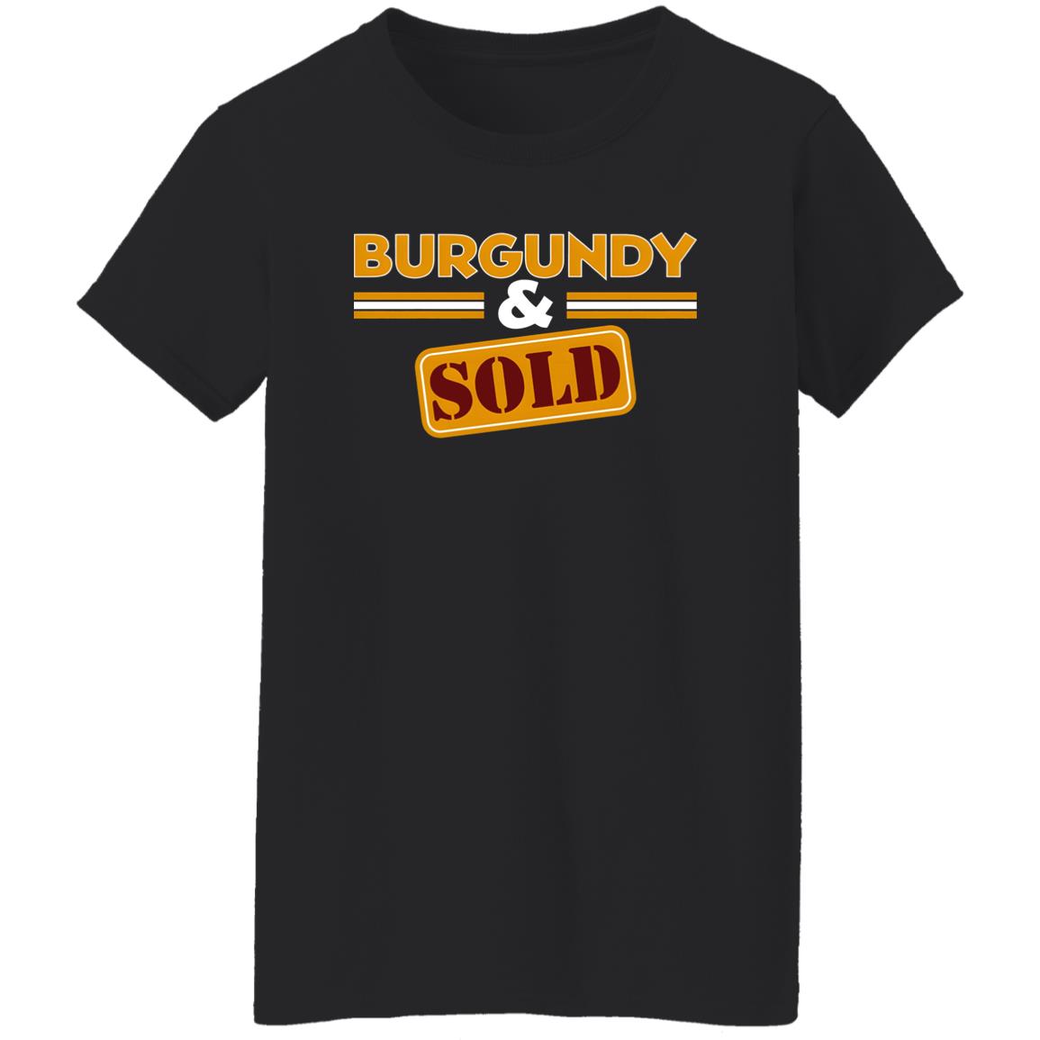 Burgundy And Sold Shirt