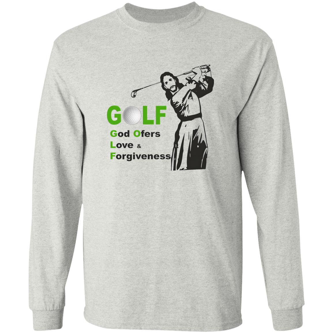 Jesus Golf God Offer Love And Forgiveness Shirt