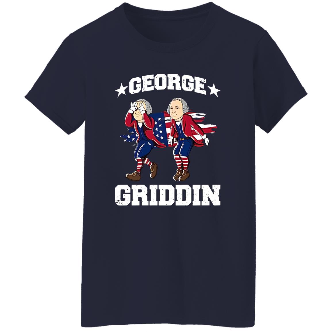 George Washington Griddy George Griddin 4th Of July Shirt