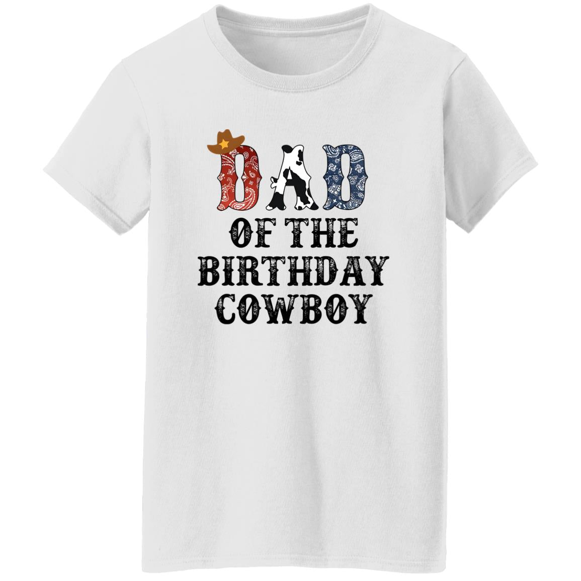 Dad Of The Birthday Cowboy Shirt