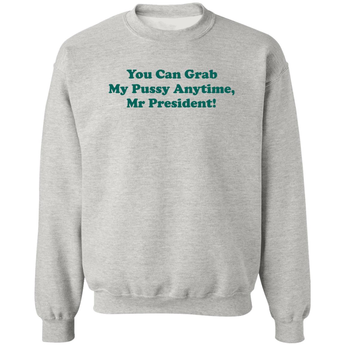 You can grab my pussy anytime Mr President shirt