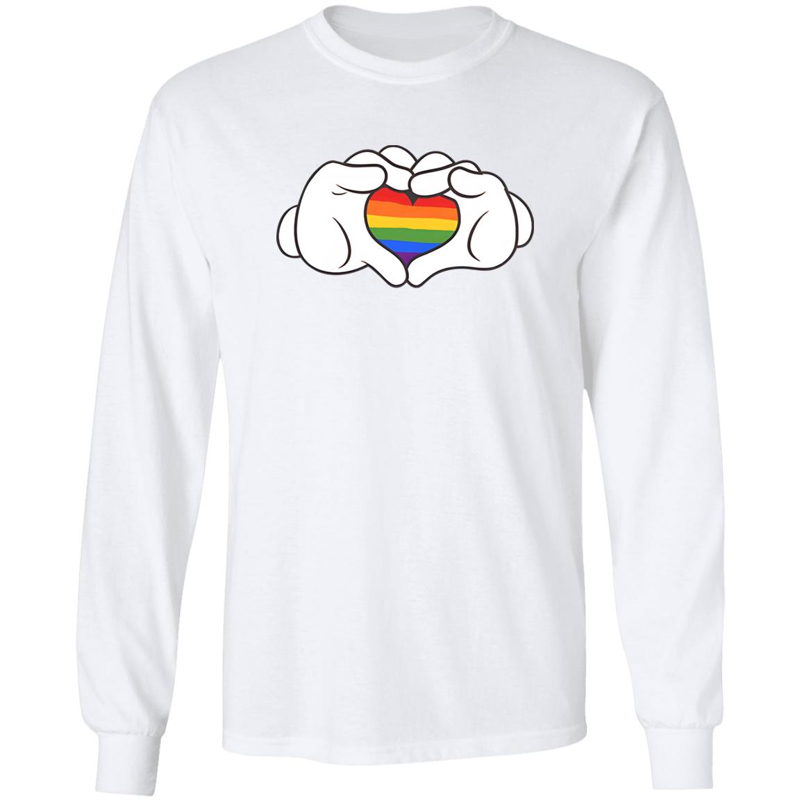 Mouse Hands Heart Pride Shirt