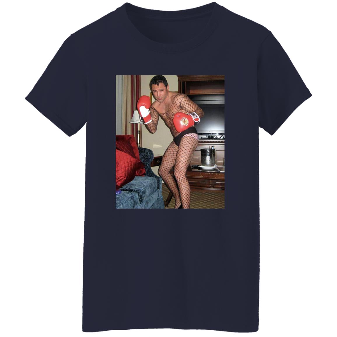 Oscar De La Hoya Fishnet Shirt
