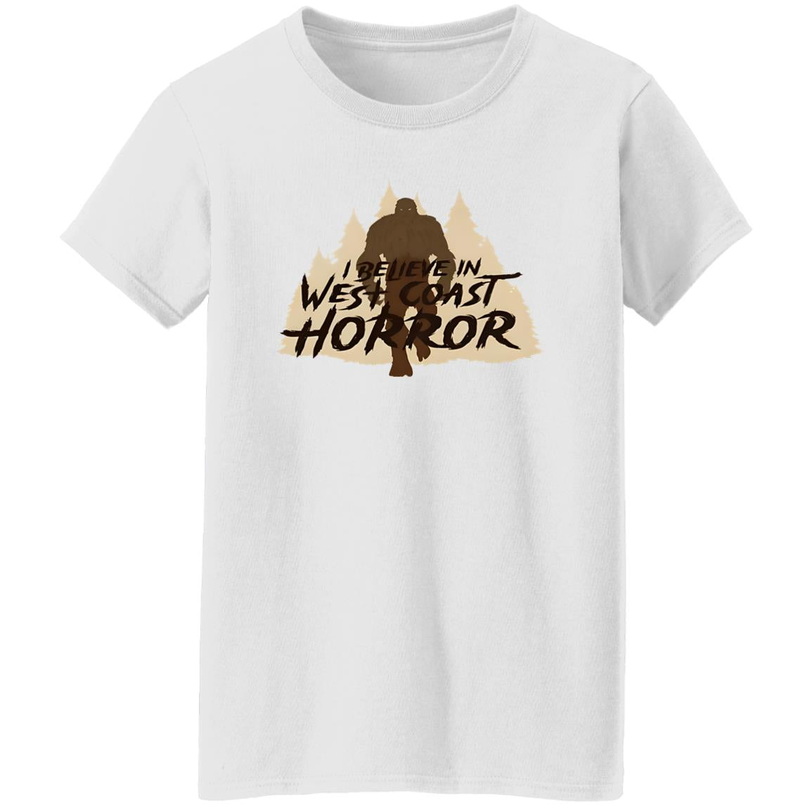 Bigfoot I Believe In West Coast Horror Shirt - TeeDragons