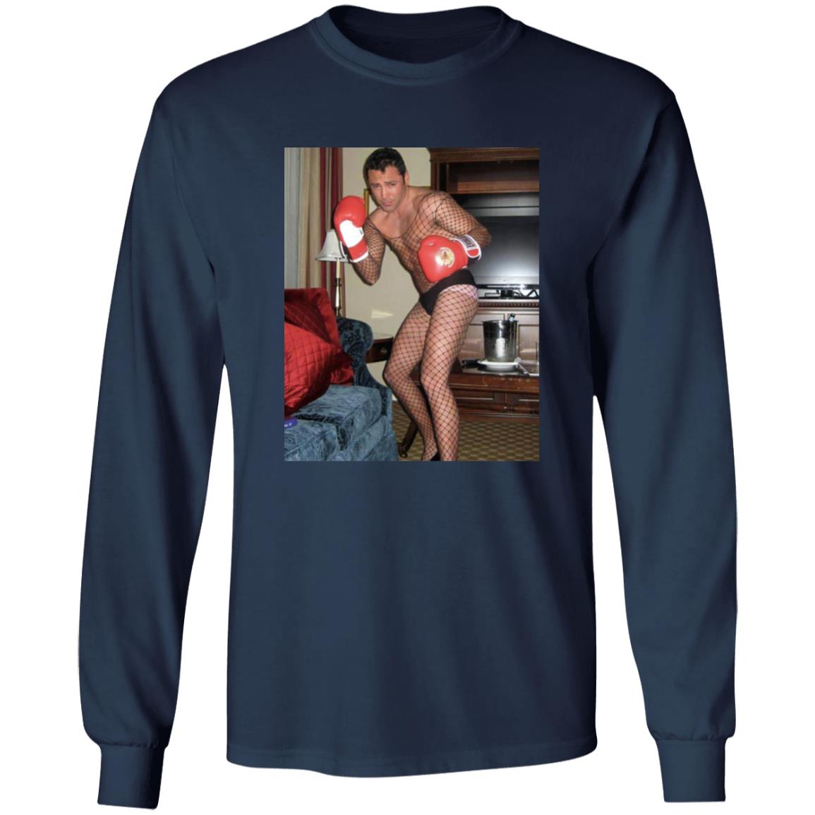Oscar De La Hoya Fishnet Shirt