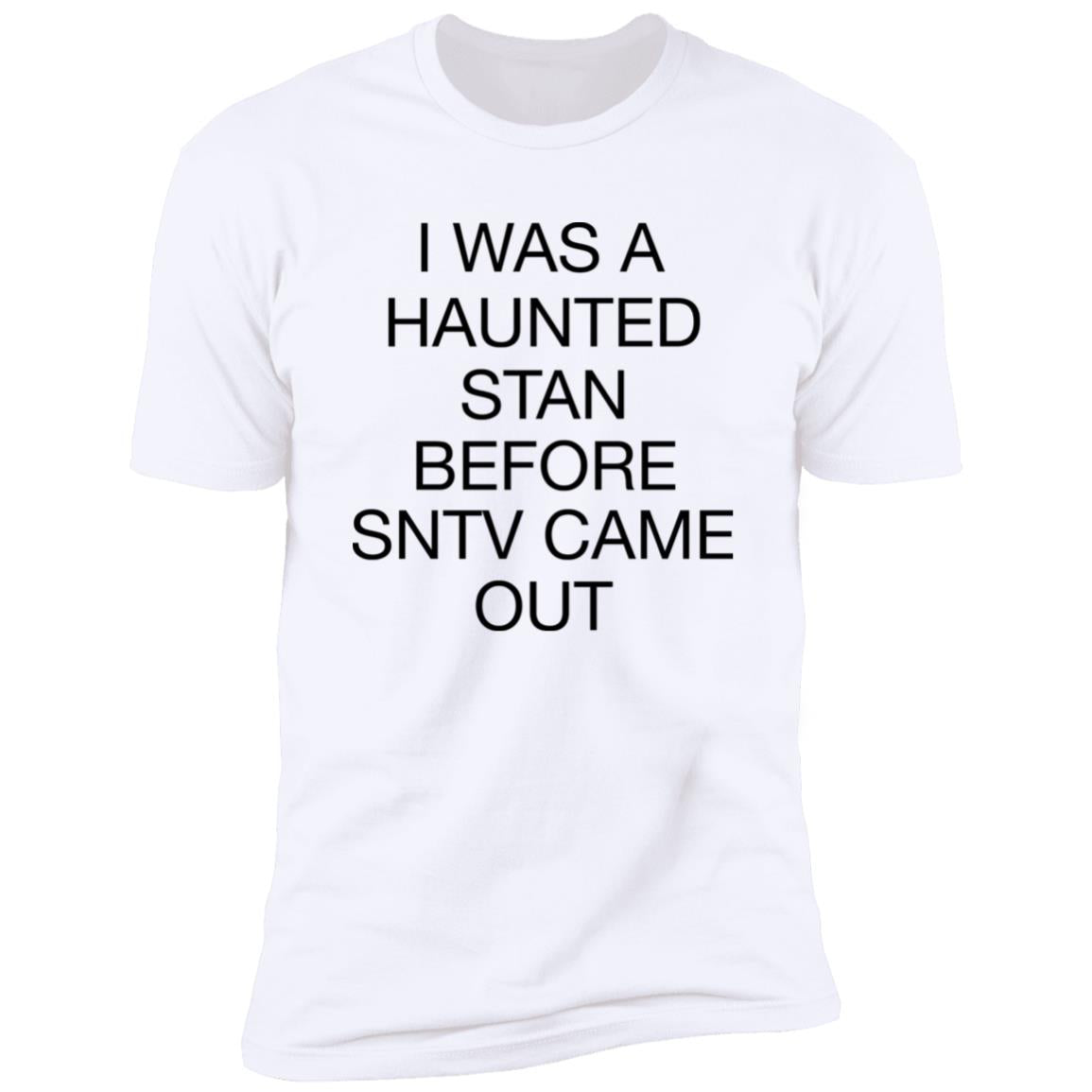 I Was A Haunted Stan Before SNTV Came Out Shirt