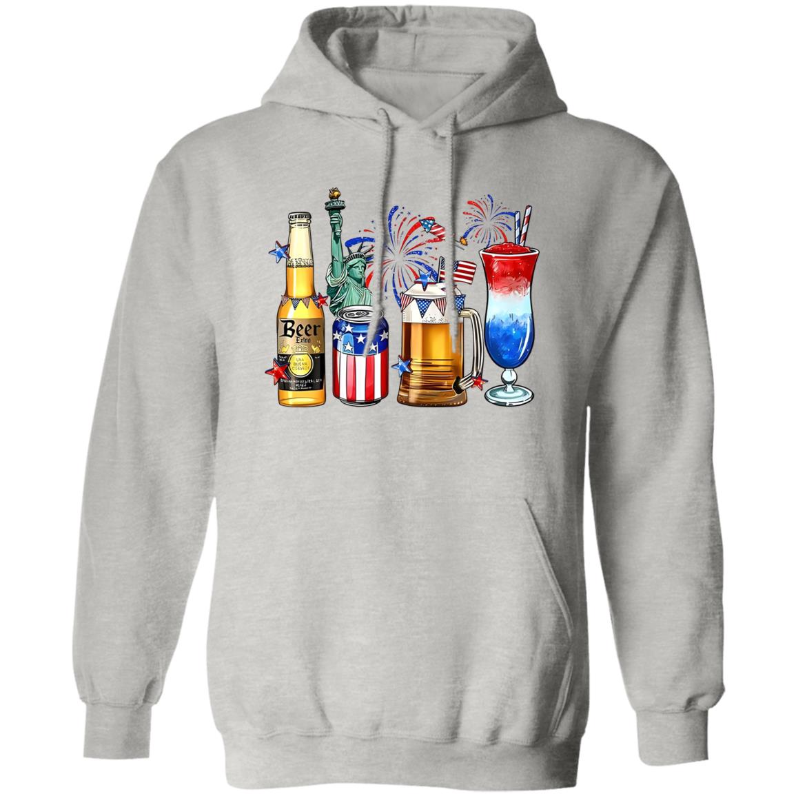 Happy 4th Of July Wine Glasses Shirt
