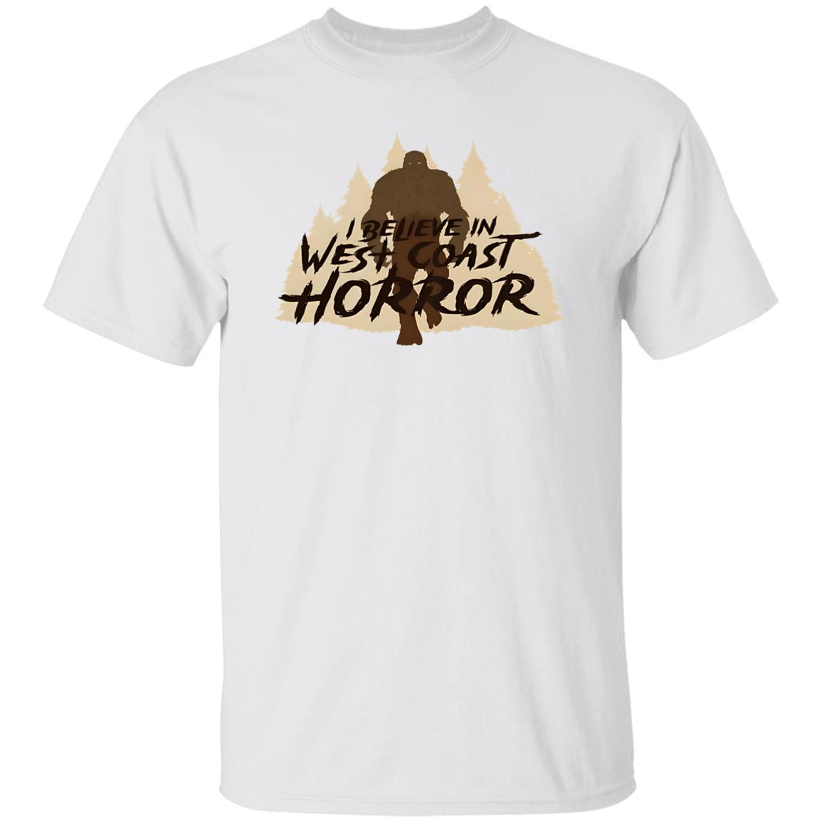 Bigfoot I Believe In West Coast Horror Shirt - TeeDragons