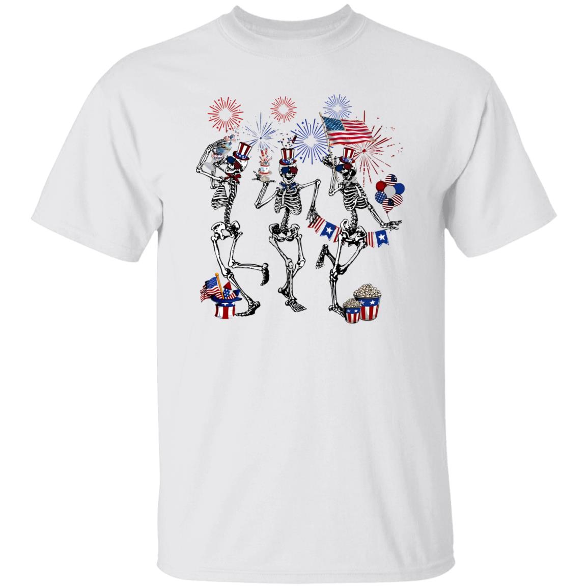 4th of July Dancing Skeleton Shirt
