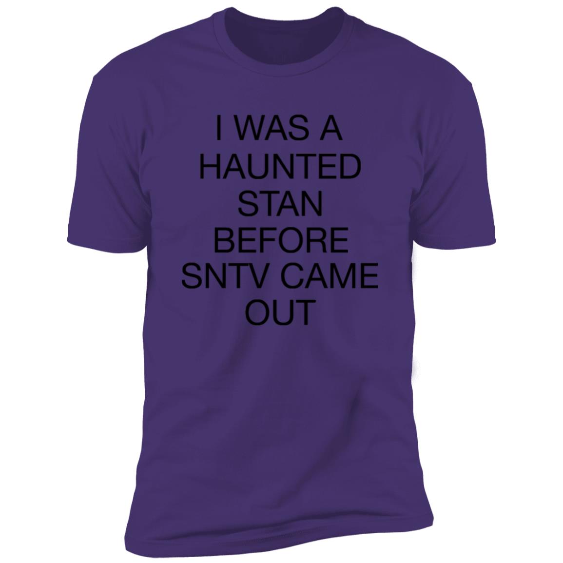 I Was A Haunted Stan Before SNTV Came Out Shirt