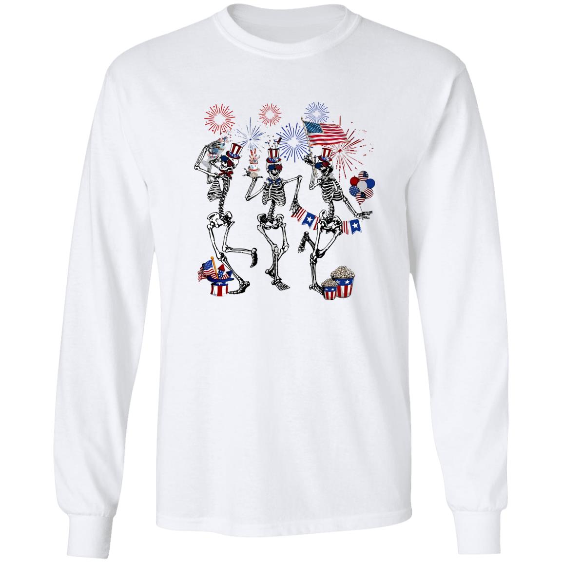 4th of July Dancing Skeleton Shirt