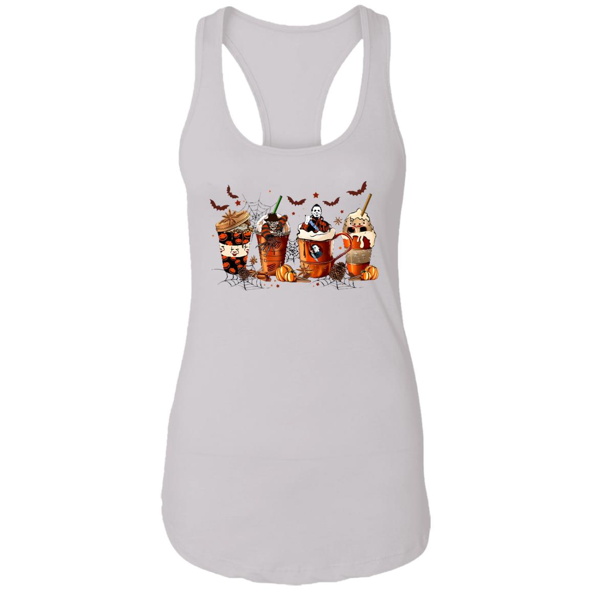 Horror Halloween Coffee Cups Shirt