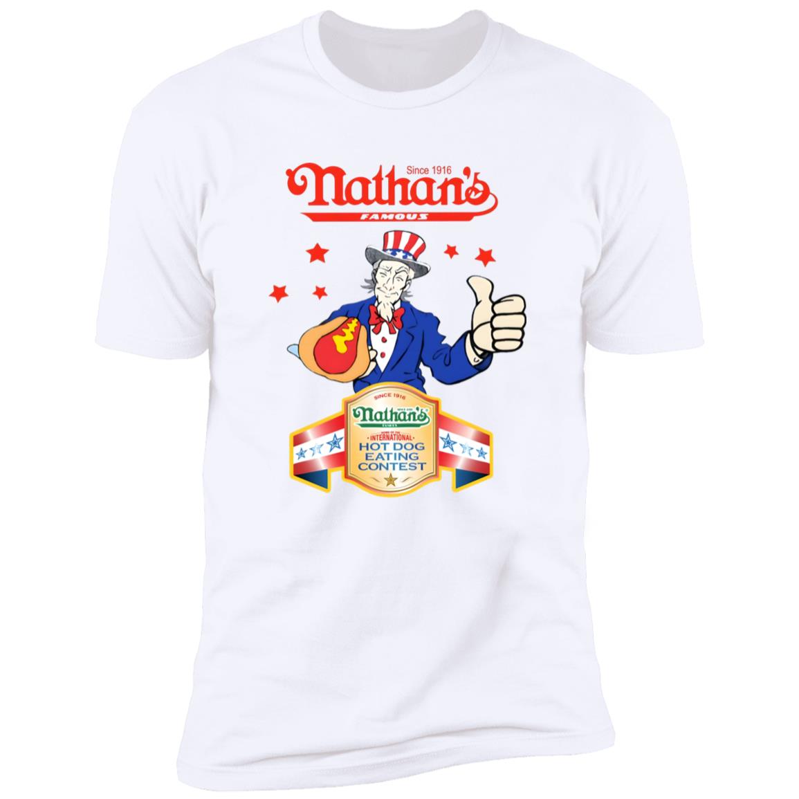 Nathan’s Hot Dog Joey Chestnut Shirt