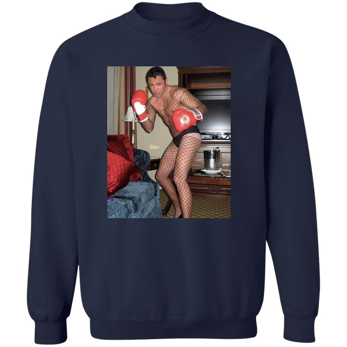 Oscar De La Hoya Fishnet Shirt