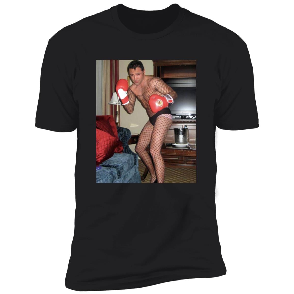 Oscar De La Hoya Fishnet Shirt