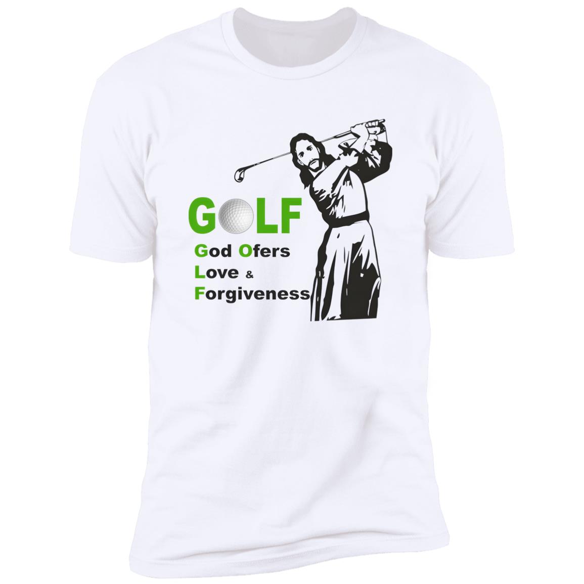 Jesus Golf God Offer Love And Forgiveness Shirt