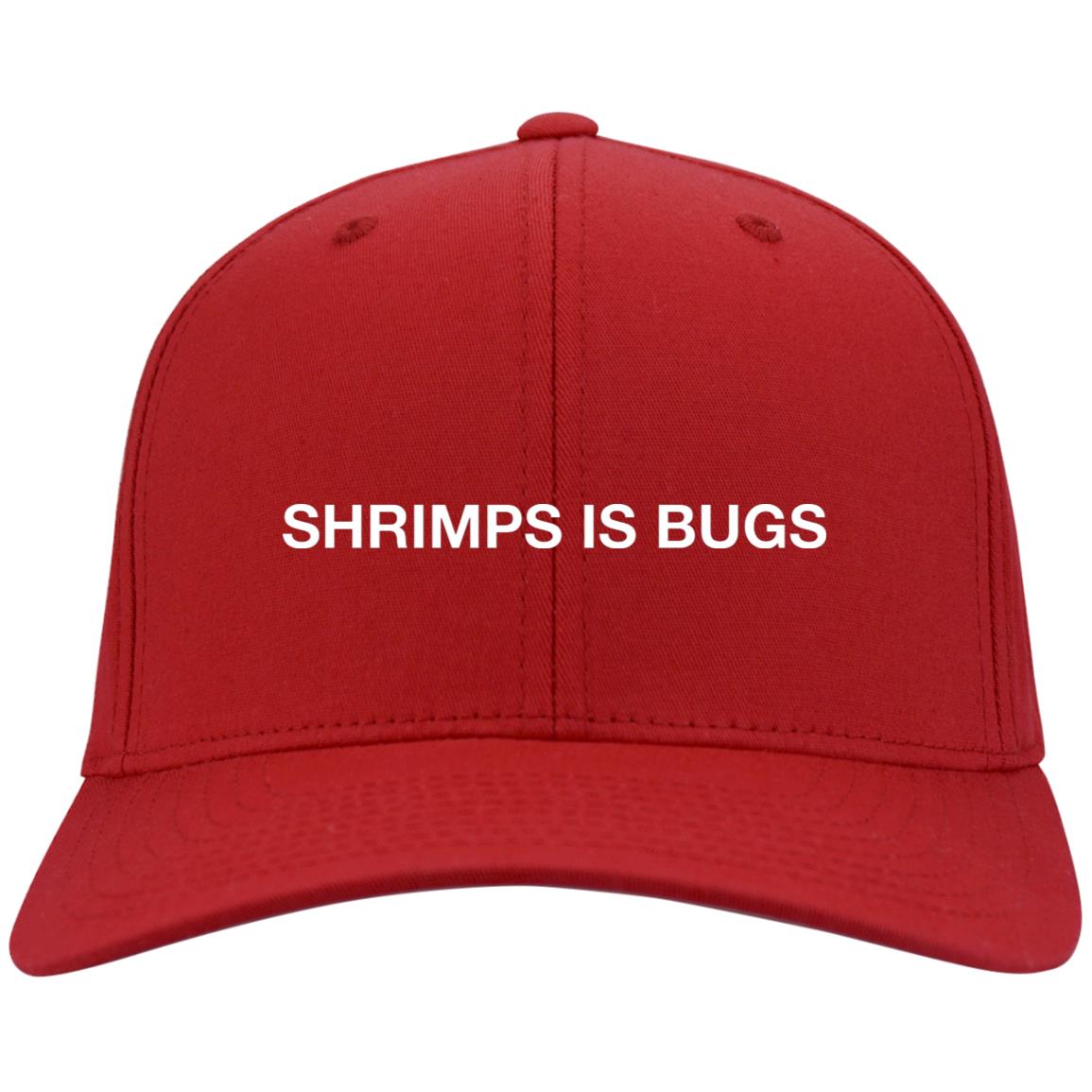 Shrimps Is Bugs Embroidered Hat