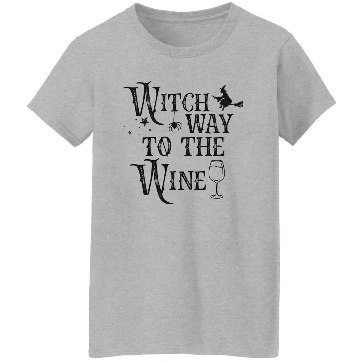 Witch Way To The Wine Shirt - TeeDragons