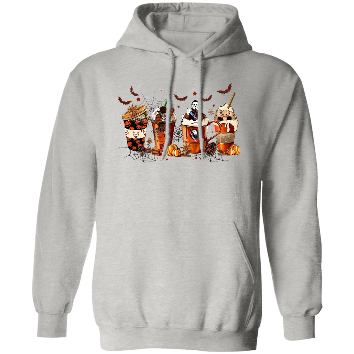 Horror Halloween Coffee Cups Shirt