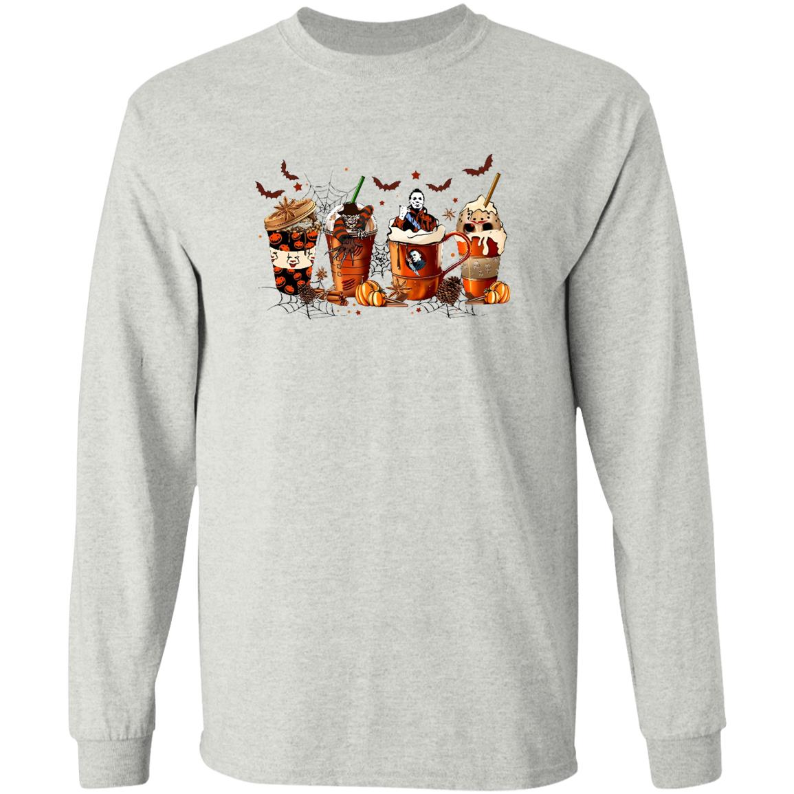 Horror Halloween Coffee Cups Shirt