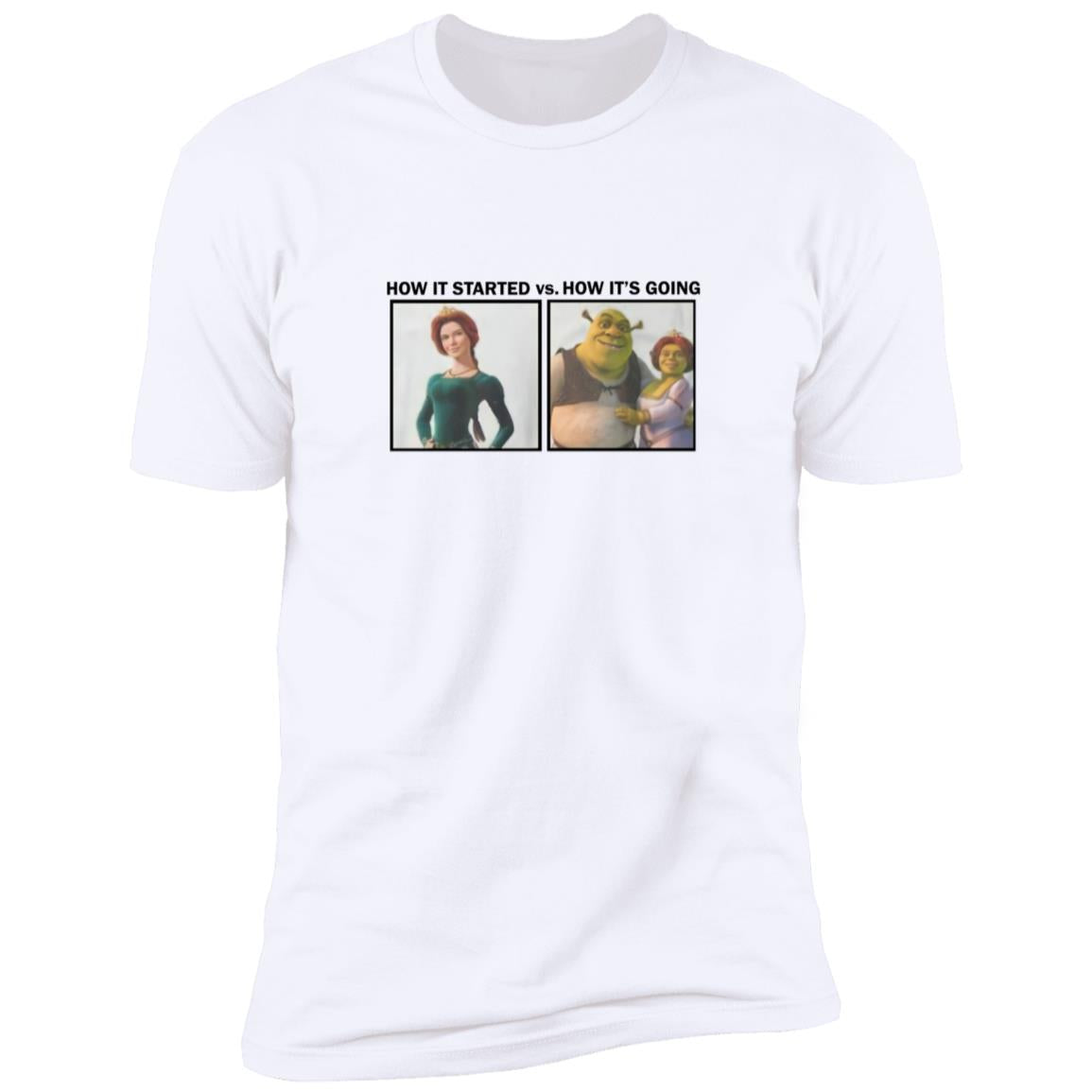 Shrek How It Started Vs How It’s Going Shirt