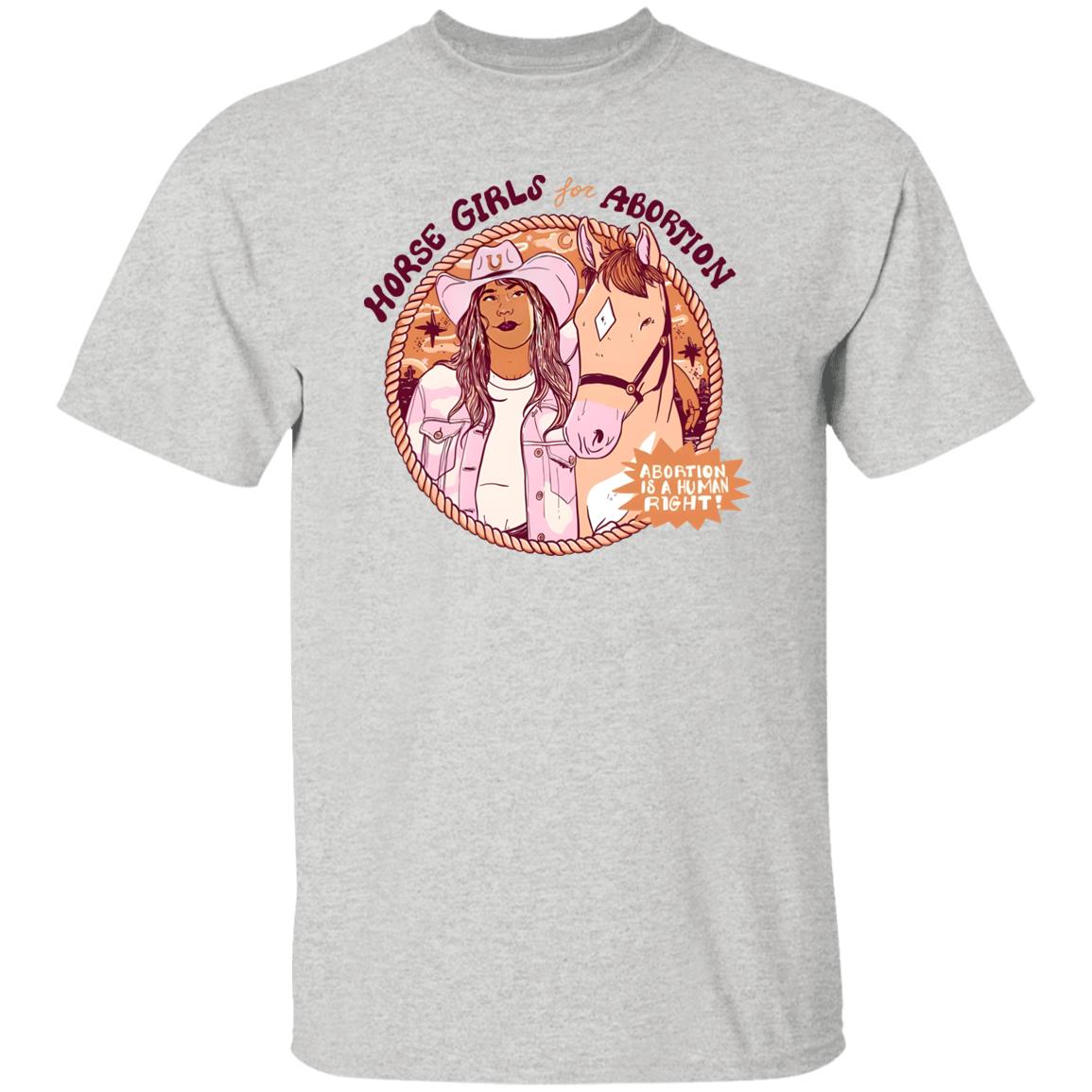 Horse Girls For Abortion Abortion Is A Human Right Shirt