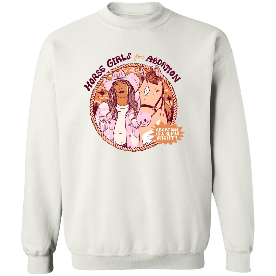 Horse Girls For Abortion Abortion Is A Human Right Shirt