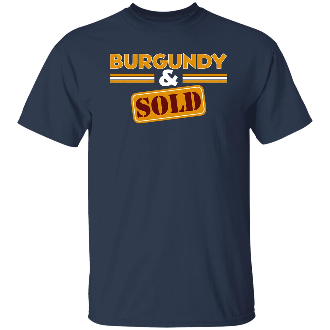 Burgundy And Sold Shirt